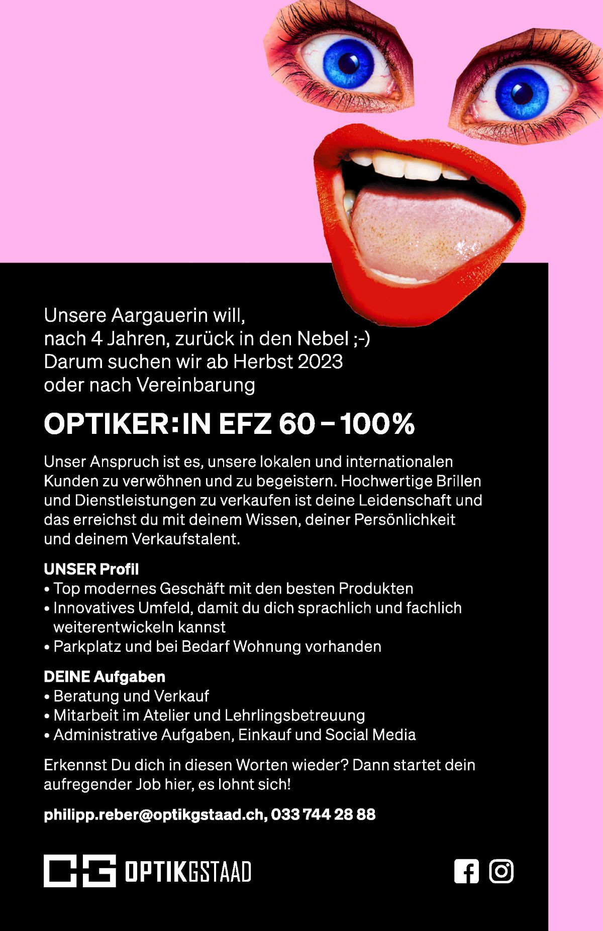 OG Stelleninserat Mai 23